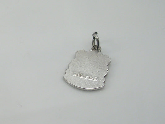 Vintage Silver Callander Travel Shield Charm