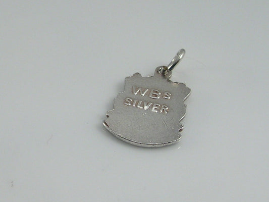 Vintage Silver Llandudno Travel Shield Charm