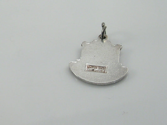 Vintage Silver Middleton on Teesdale Travel Shield Charm