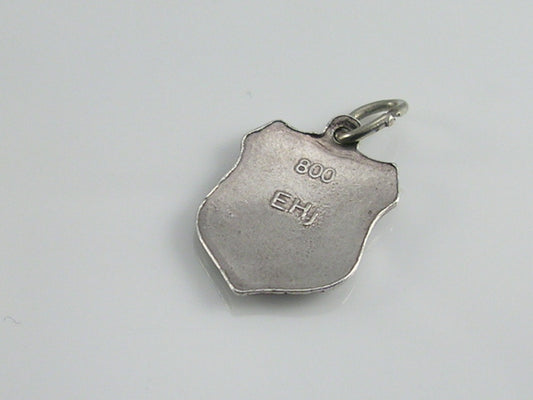 Vintage Silver Altenhau Travel Shield Charm