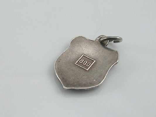 Vintage Silver Tossa de Mar Travel Shield Charm