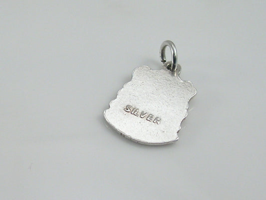 Vintage Silver Isle of Wight Travel Shield Charm