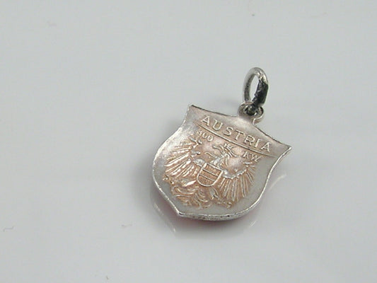 Vintage Silver Innsbruck Travel Shield Charm