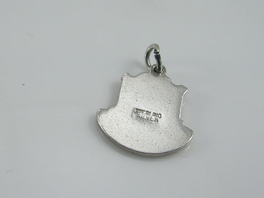 Vintage Silver Great Yarmouth Travel Shield Charm