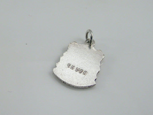 Vintage Silver Berwick on Tweed Travel Shield Charm