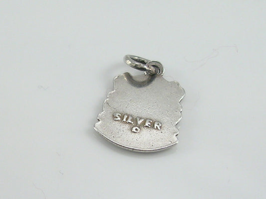 Vintage Silver Rhyl Travel Shield Charm