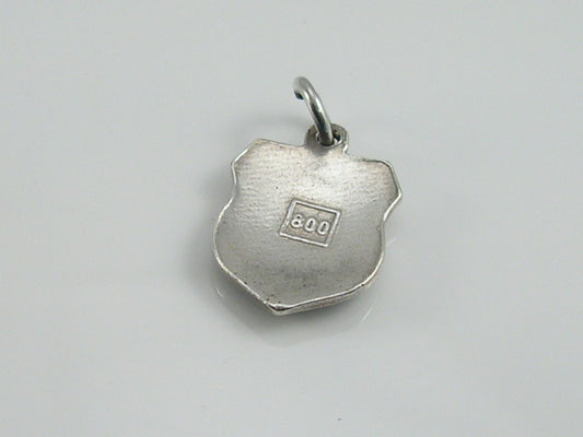 Vintage Silver Espana Travel Shield Charm