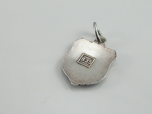 Vintage Silver Holland Travel Shield Charm
