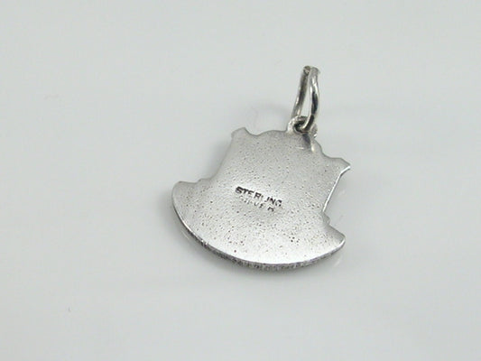 Vintage Silver Gretna Green Travel Shield Charm