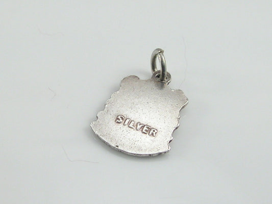 Vintage Silver New Brighton Travel Shield Charm