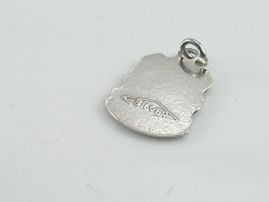 Vintage Silver John o Groats Travel Shield Charm