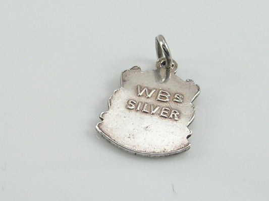 Vintage Silver Ripon Travel Shield Charm