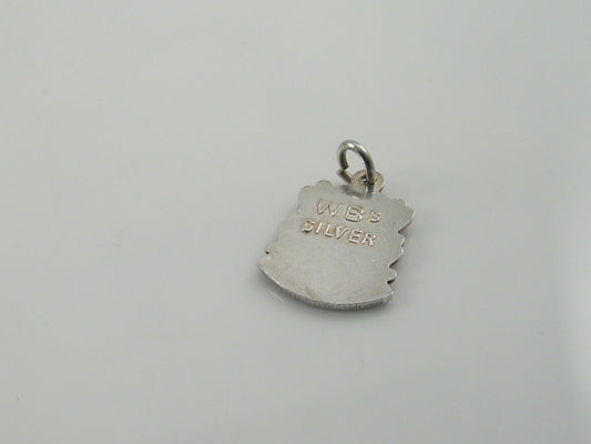 Vintage Silver Scotland Travel Shield Charm