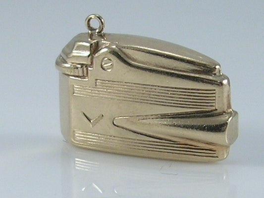 Vintage 3D 9ct Gold Ronson Lighter Charm H/Mk 1973 WHC