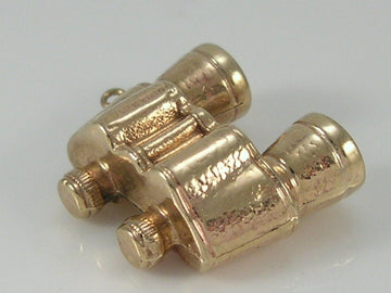 Vintage 3D 9ct Gold Binoculars Charm.H/MK 1972