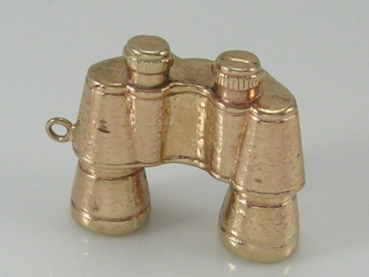 Vintage 3D 9ct Gold Binoculars Charm.H/MK 1972
