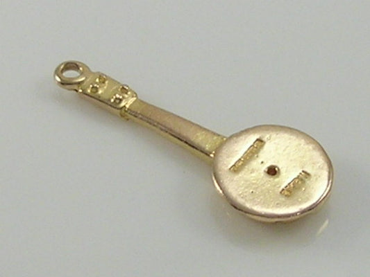 Vintage 3D 9ct Gold Banjo Charm H/MK 1958