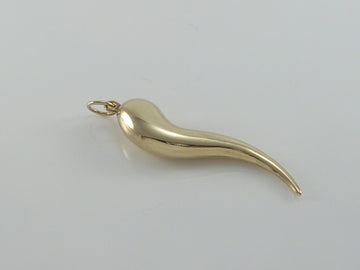 Vintage 9ct Gold Horn of Plenty Pendant H/MK 1990