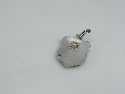 Vintage Silver Hermannsdenkmal Travel Shield Charm