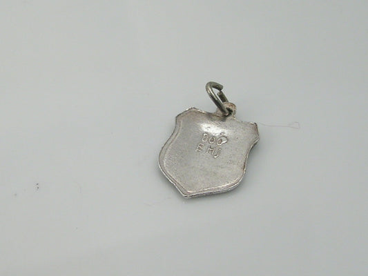 Vintage Silver Osterreich Travel Shield Charm