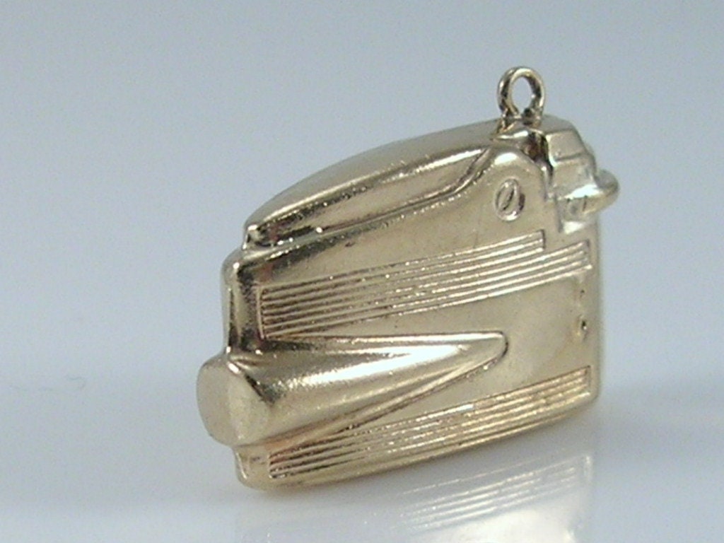 Vintage 3D 9ct Gold Ronson Lighter Charm H/Mk 1973 WHC