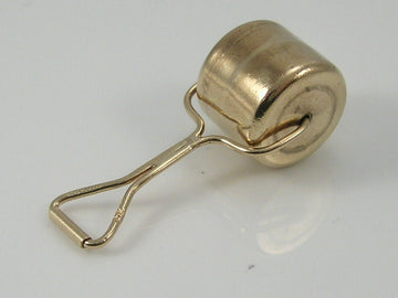 Vintage 3D 9ct Gold Garden Roller Charm Pendant H/MK 1965