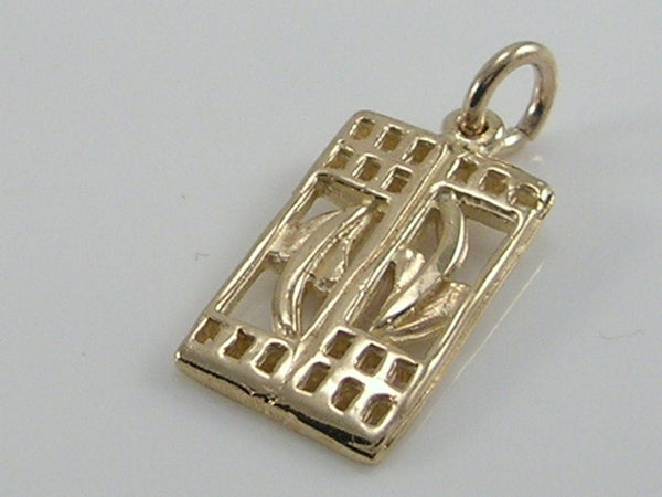 Vintage 9ct Gold Scottish Pendant H/MK 1999 JH  Edinburgh