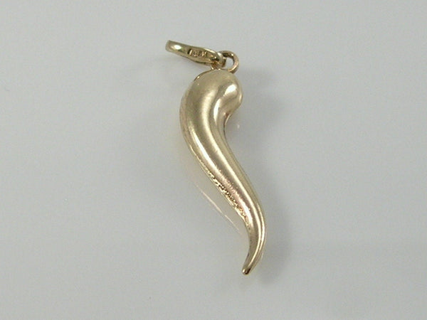 Vintage 9ct Gold Horn of Plenty Charm Pendant H/MK 1985