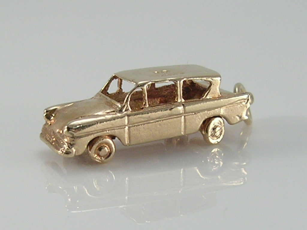 Vintage 9ct Gold Ford Anglia Car Charm H/MK 1964