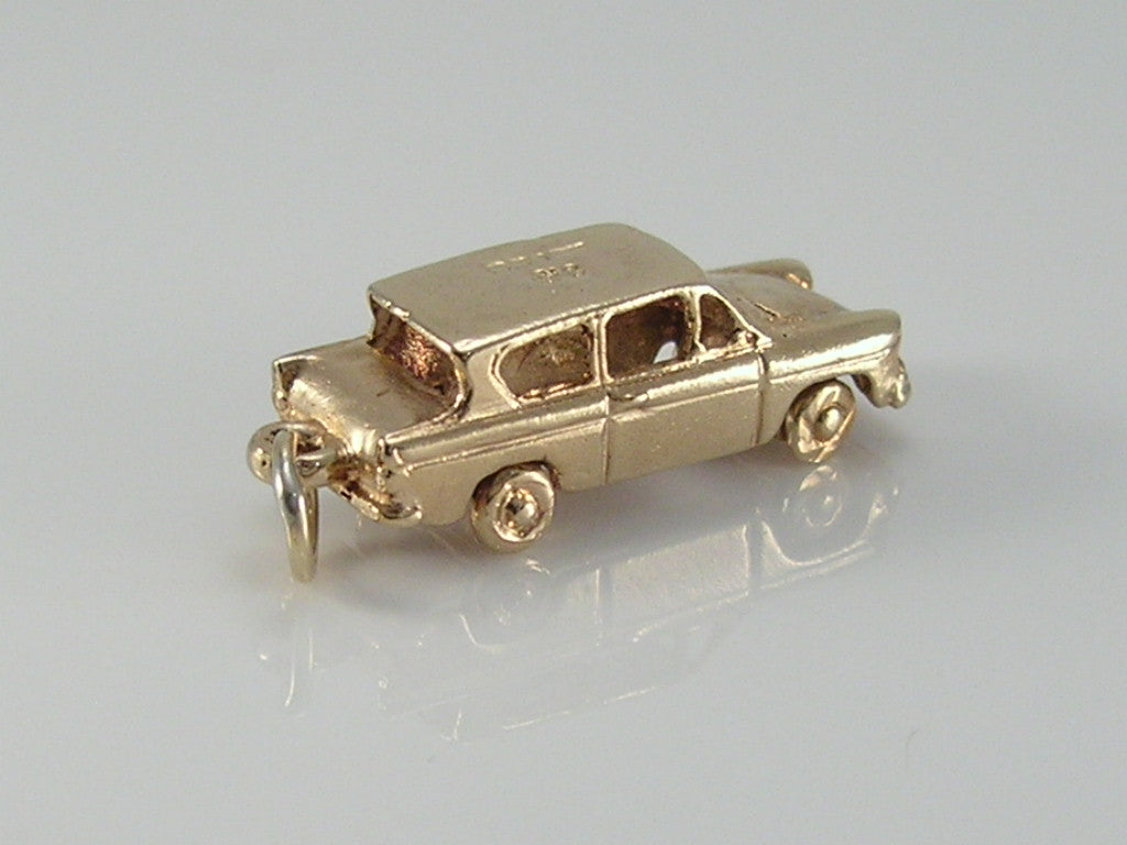 Vintage 9ct Gold Ford Anglia Car Charm H/MK 1964