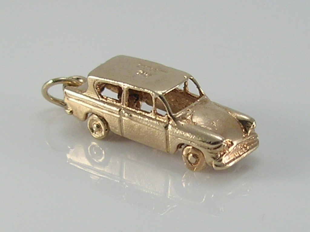 Vintage 9ct Gold Ford Anglia Car Charm H/MK 1964