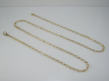Vintage 9ct Gold 22 inch Belcher Chain