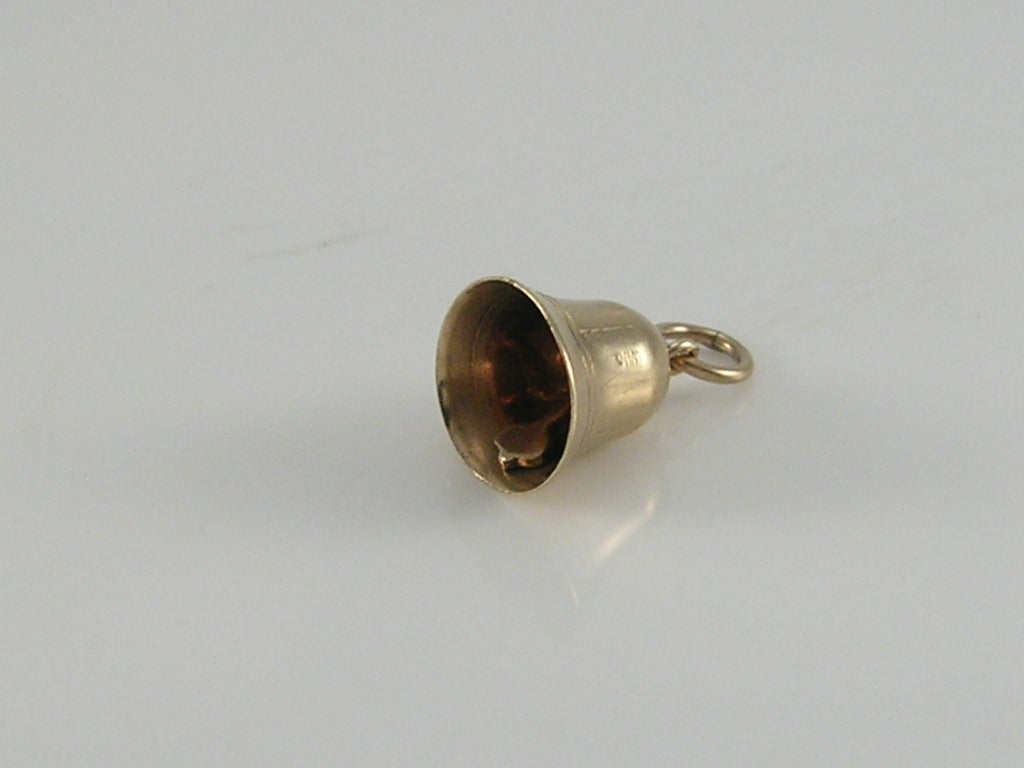 Vintage 9ct Gold Bell Charm