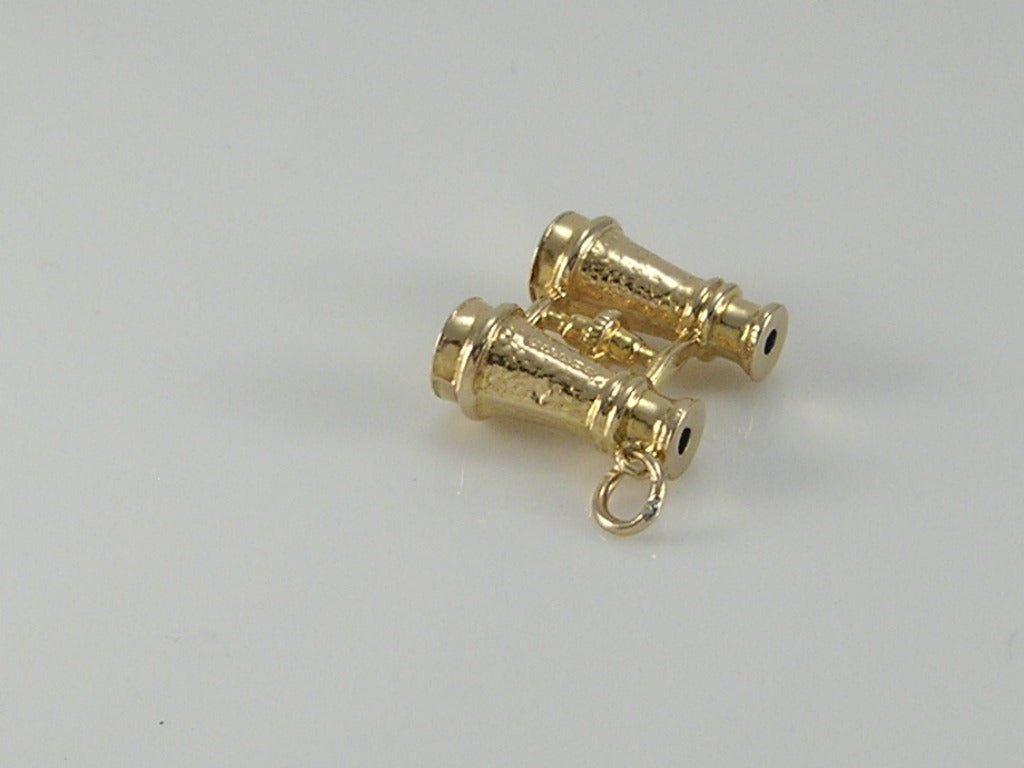 Vintage 9ct Gold Binoculars Charm Pendant H/MK 1962 WHC