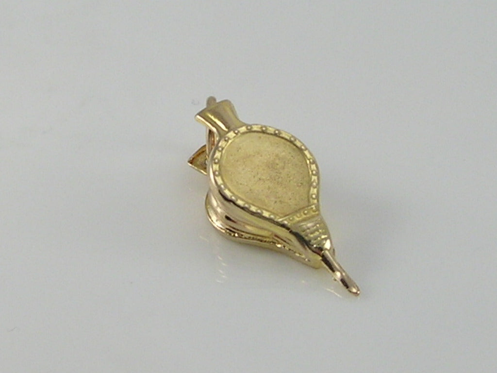 Vintage 3D 9ct Gold Fire Bellows Charm Pendant  H/MK 1973