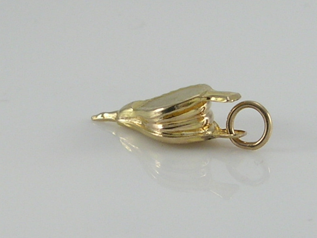 Vintage 3D 9ct Gold Fire Bellows Charm Pendant  H/MK 1973