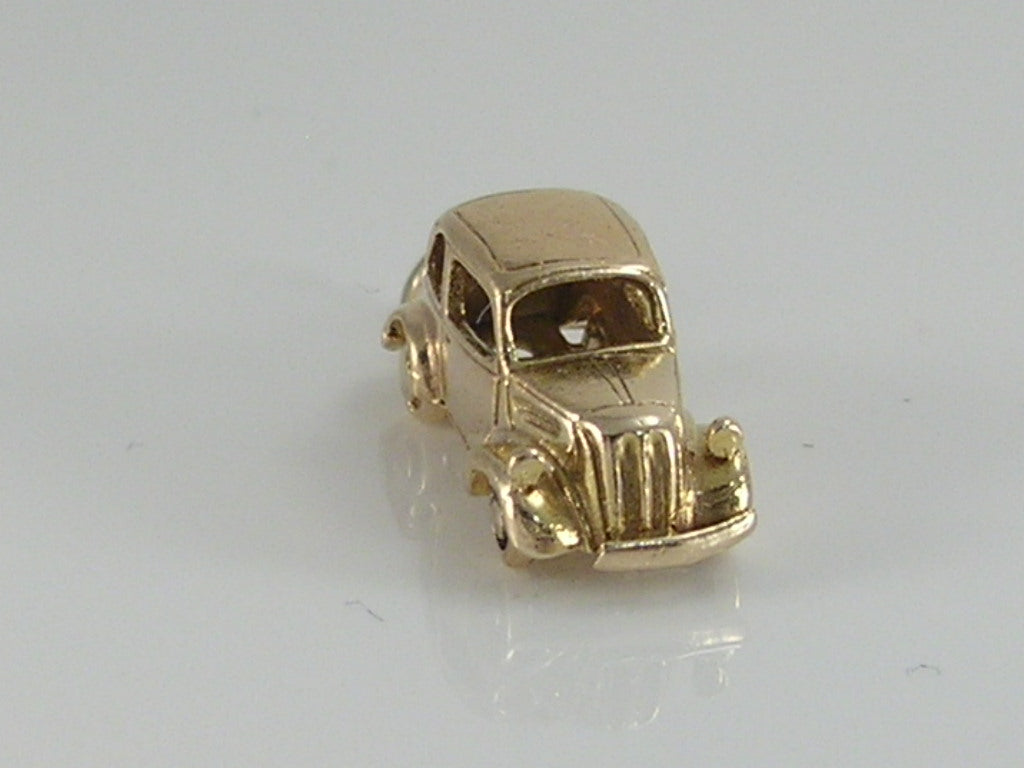 Vintage 9ct Gold Ford Popular Car Charm H/MK 1958