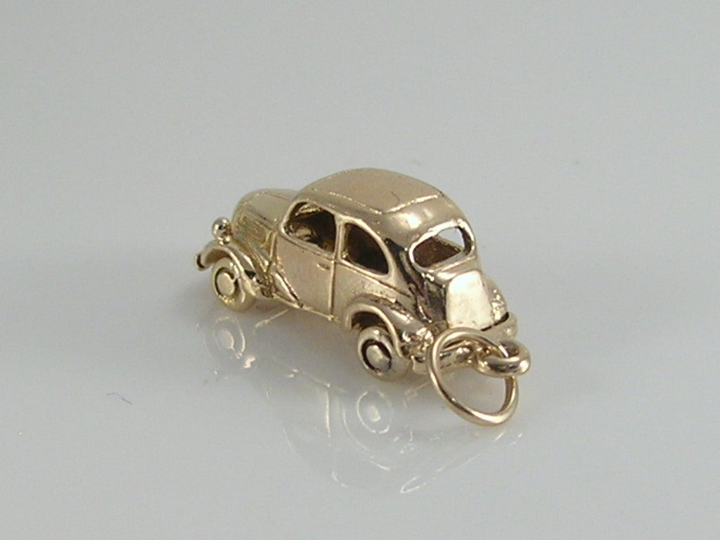 Vintage 9ct Gold Ford Popular Car Charm H/MK 1958