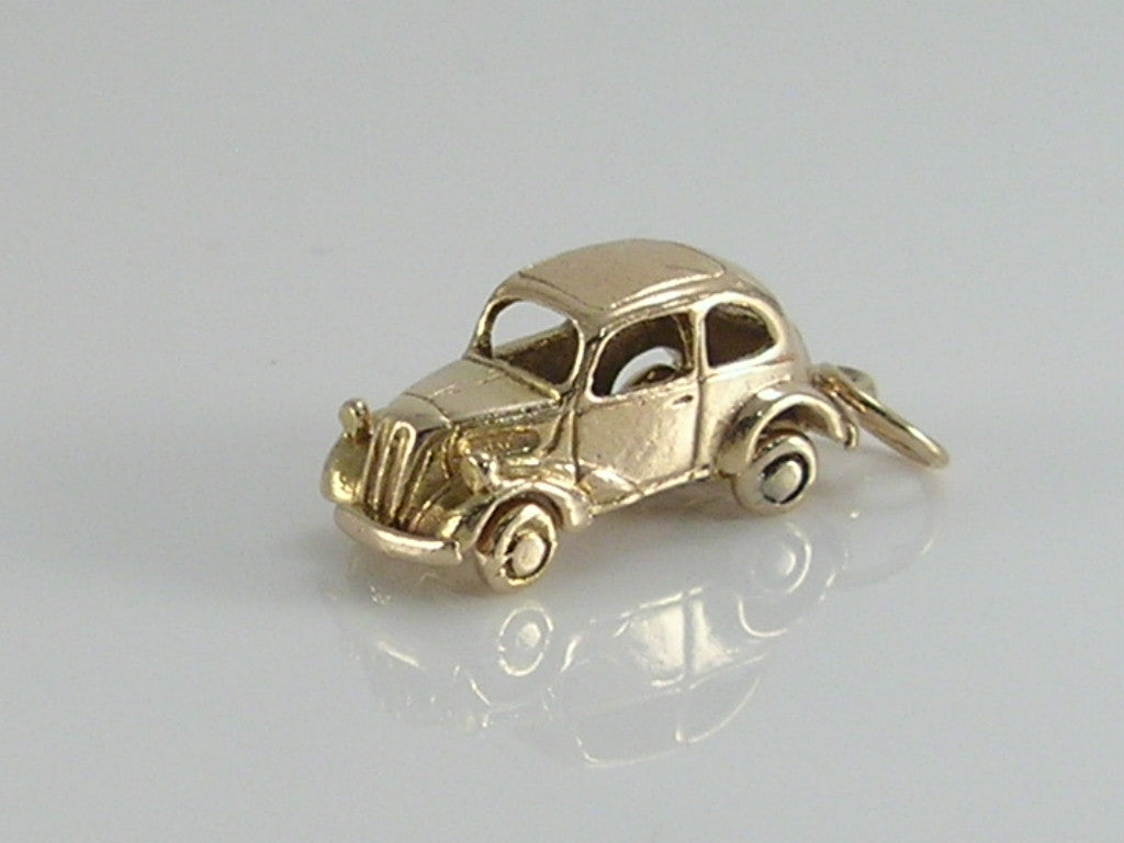 Vintage 9ct Gold Ford Popular Car Charm H/MK 1958