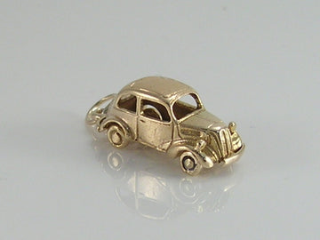 Vintage 9ct Gold Ford Popular Car Charm H/MK 1958