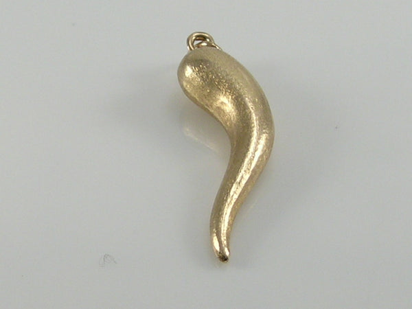 Vintage 9ct Gold Horn of Plenty Charm Pendant H/MK 1987