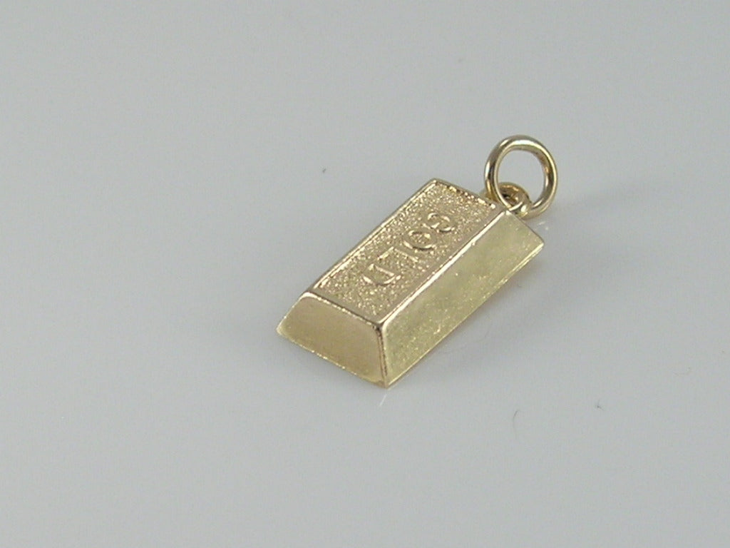 Vintage 9ct Gold Gold Bar Pendant