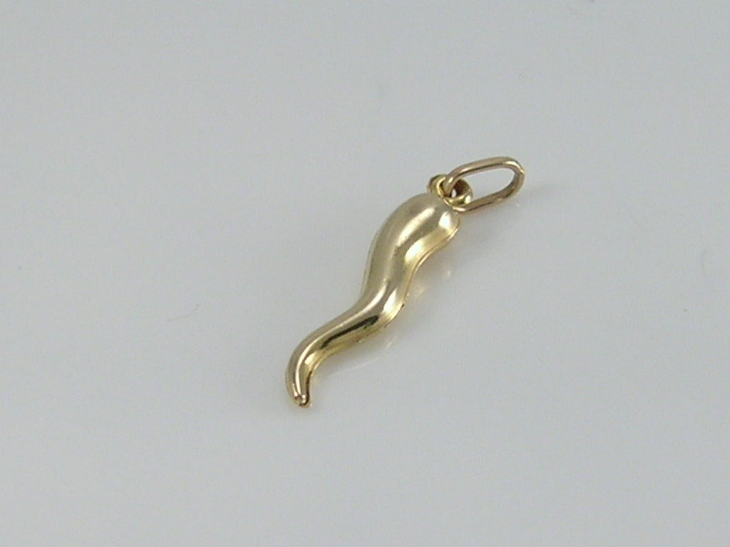 Vintage 9ct Gold Horn of Plenty Charm Pendant
