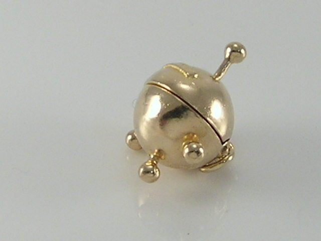 Vintage 3D 9ct Gold Sputnik Laika Charm H/MK 1958