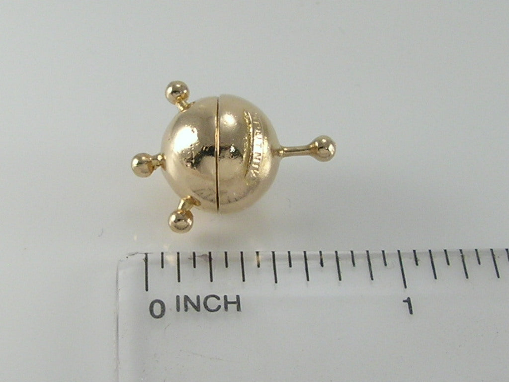 Vintage 3D 9ct Gold Sputnik Laika Charm H/MK 1958