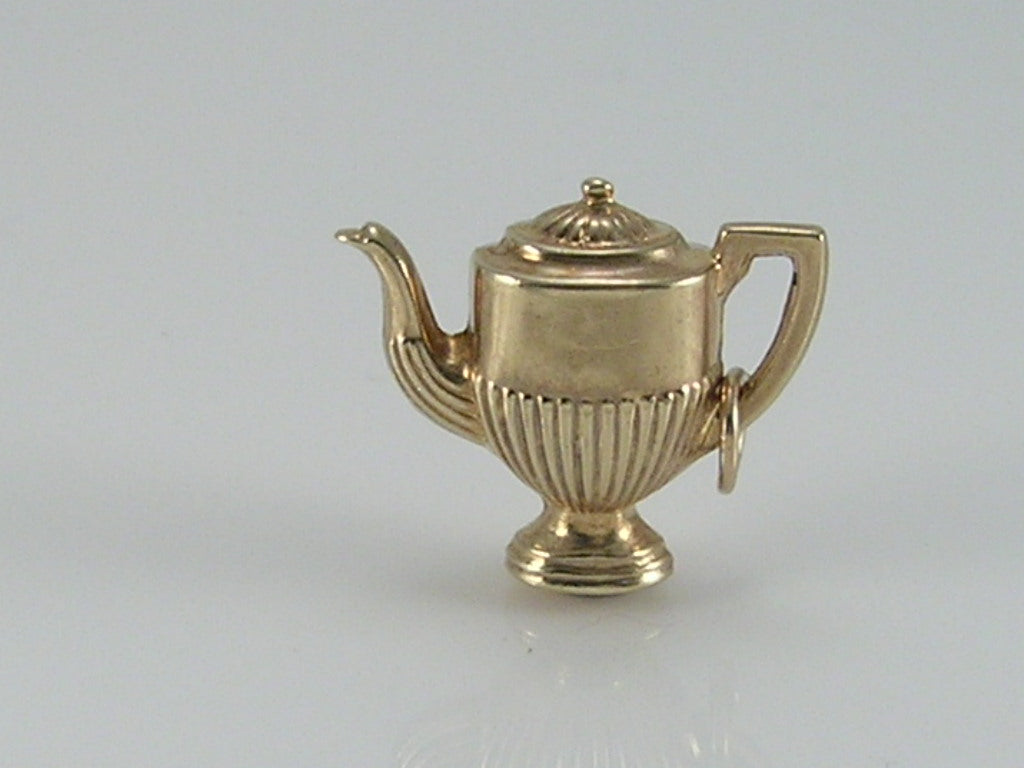 Vintage 9ct Gold Teapot Charm H/MK 1968