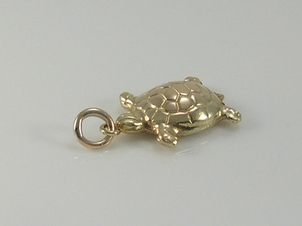 Vintage 9ct Gold Tortoise/Turtle Charm  H/MK 1967 GJLd