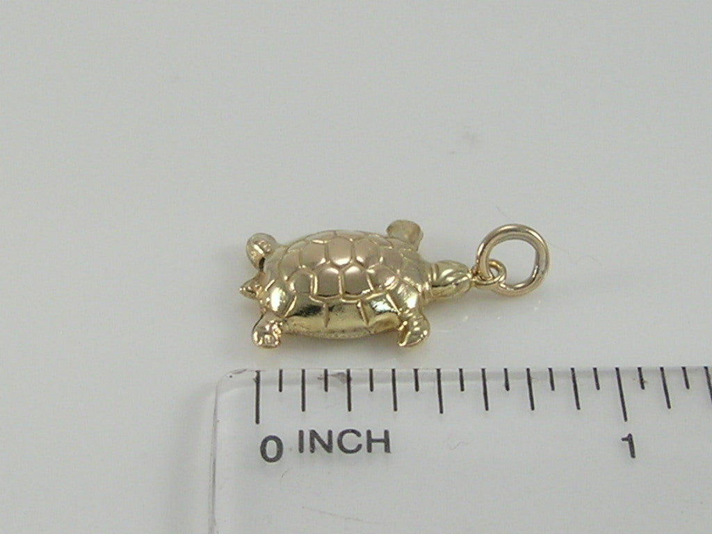 Vintage 9ct Gold Tortoise/Turtle Charm  H/MK 1967 GJLd