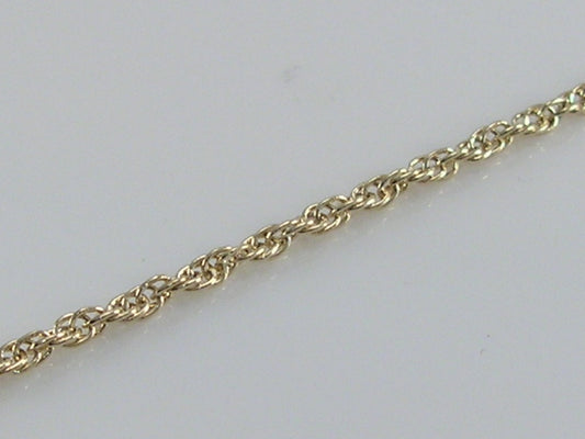 Vintage 9ct Gold 18 inch Twist Link Chain