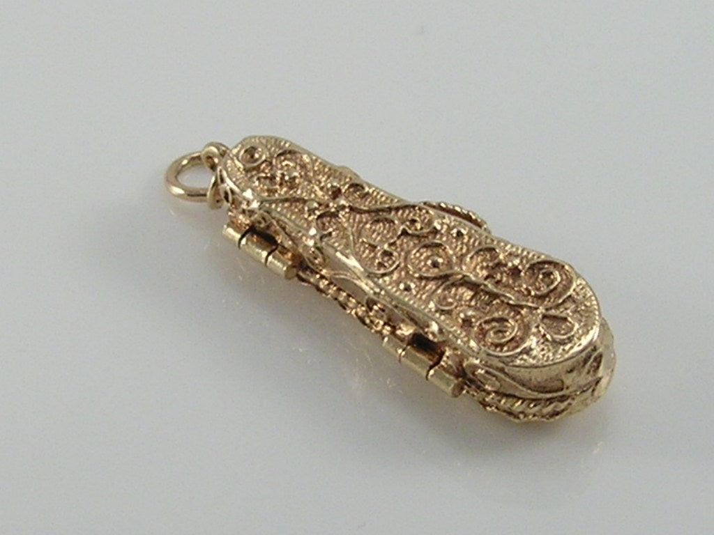 Vintage 9ct Gold Violin in Violin Case Charm H/MK 1973
